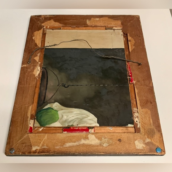 1937 Vintage Paul Janert Artist Signed Framed Oil Painting of Young Girl - Picture 13 of 16